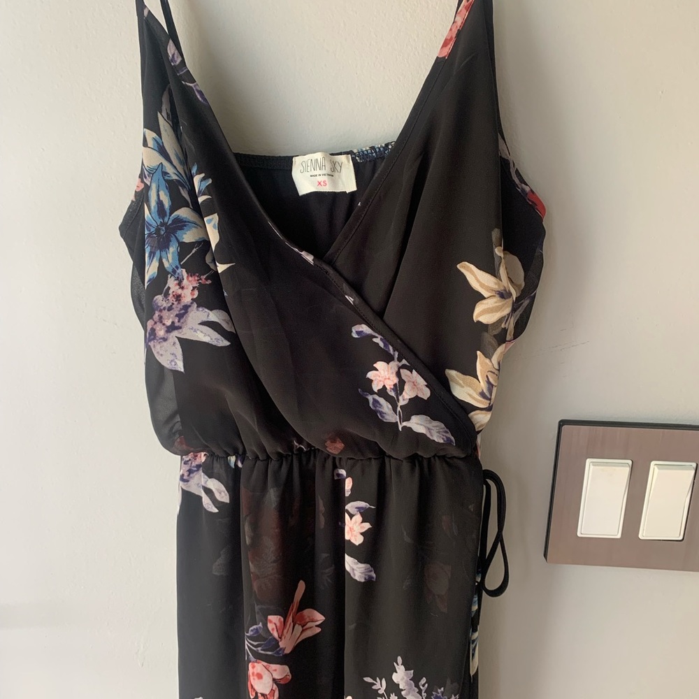 Long wrap dress